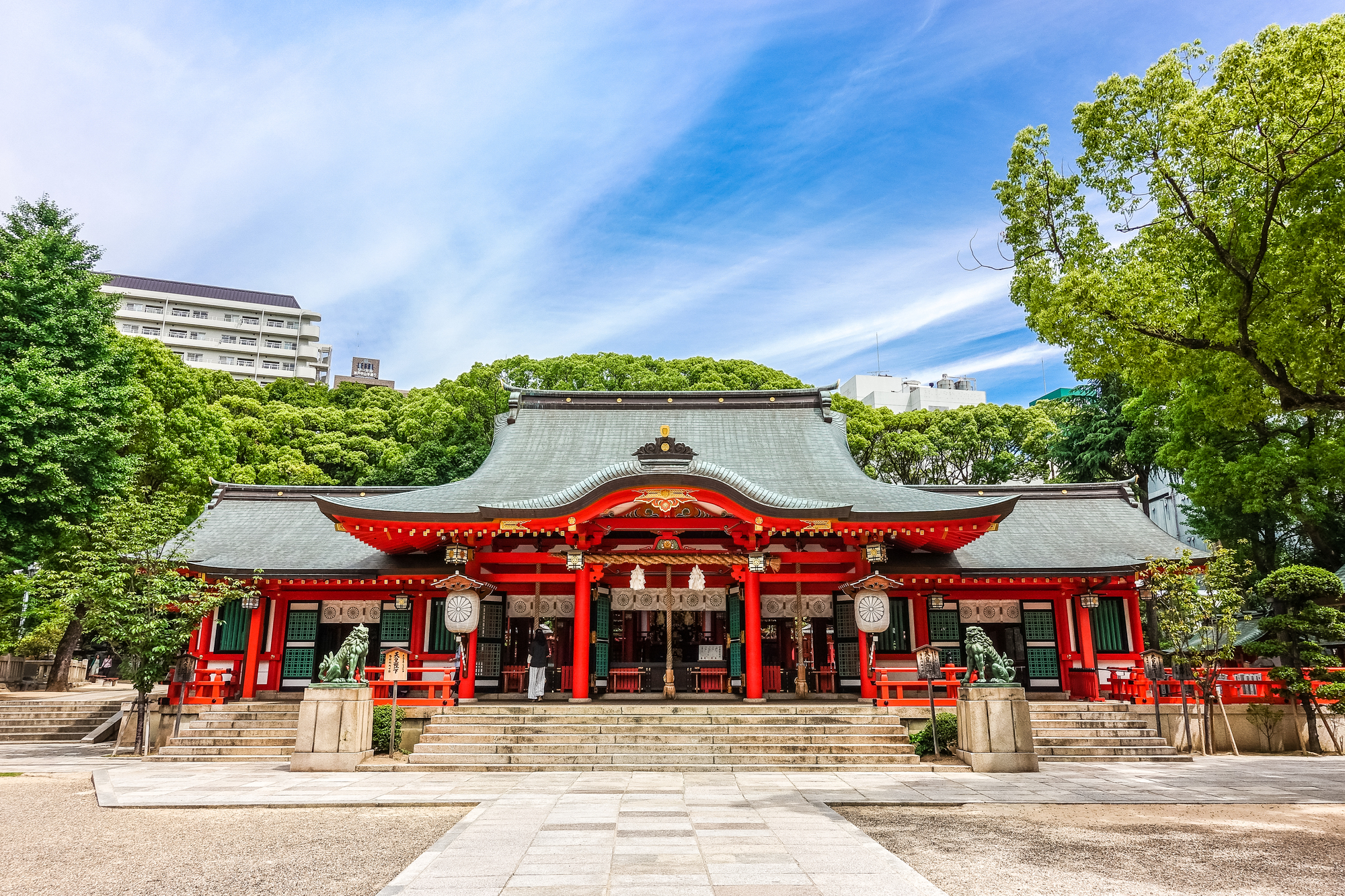 生田神社 神戸 三宮 日本｜七五三の出張撮影